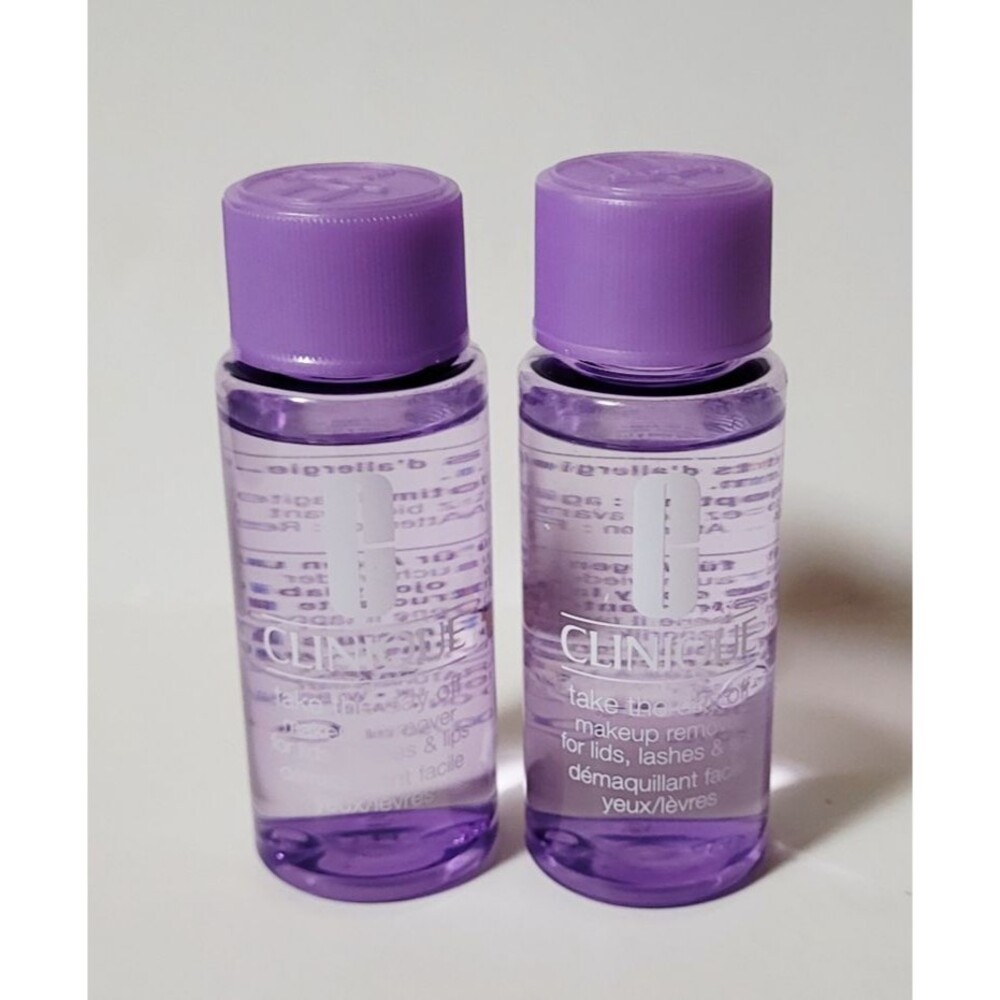 2 x Clinique TAKE THE DAY OFF Makeup Remover For Lids Lashes & Lips 1.7 fl oz